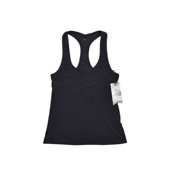 NEW Stori Black Nylon Activewear Tank Top, Size 6 Onyx Intro Tank - Picture 1 of 9